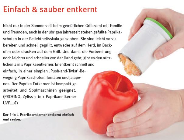 Paprika entkernen leicht gemacht!