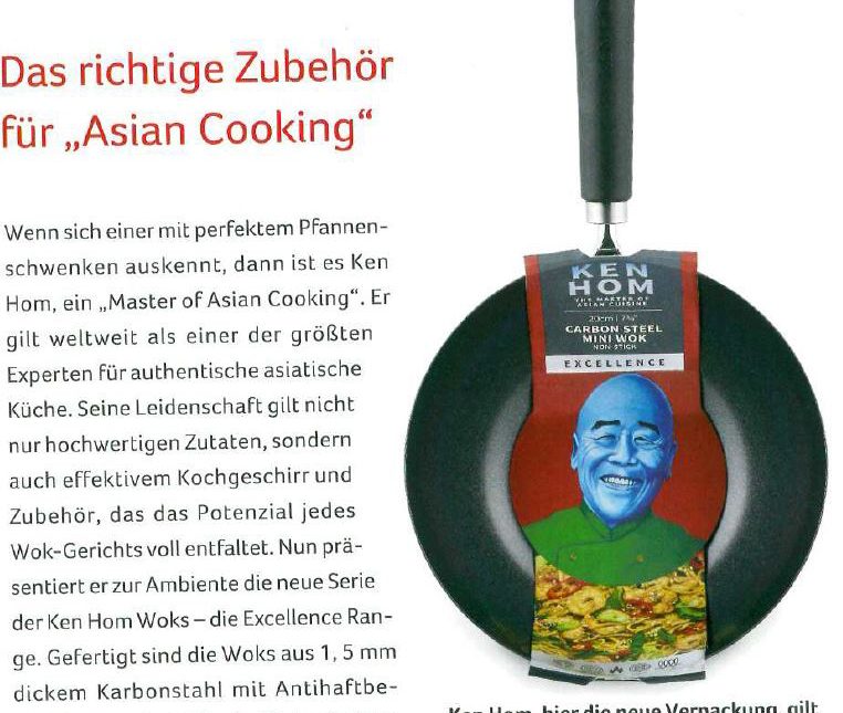 KEN HOM - neue Wokserie Excellence