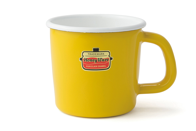 honey ware Tasse aus Emaille